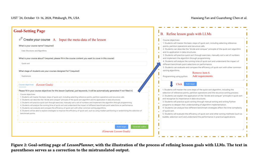 LessonPlanner: A Tool for Enhancing Novice Teachers' Effectiveness by Integrating Large Language Models with Structured Pedagogical Strategies to Improve Lesson Planning Quality