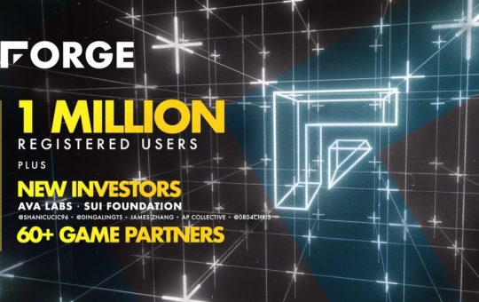 Forge hits 1 million players and reveals new set of Web3 investors