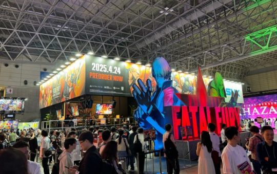 SNK had a busy booth at the Tokyo Game Show.