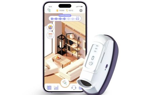 CalmiGo Plus comes with a breathing device and app.