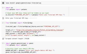 A Coding Implementation of Web Scraping with Firecrawl and AI-Powered Summarization Using Google Gemini