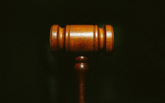 Photo of a gavel as OpenAI launches a legal counteroffensive against one of its co-founders, Elon Musk, and his competing AI venture, xAI.