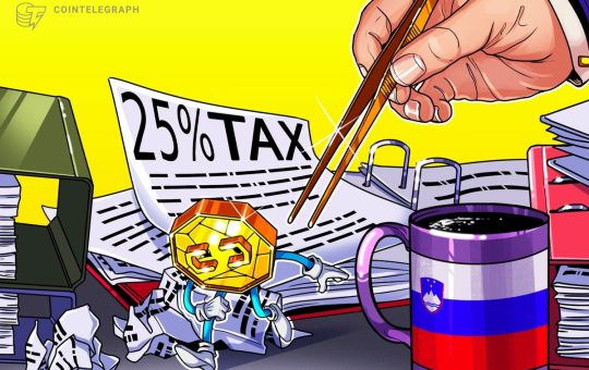 Slovenia’s finance ministry floats 25% tax on crypto transactions