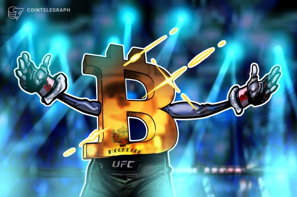 Ex-UFC champ Conor McGregor touts Irish Bitcoin reserve in presidential bid