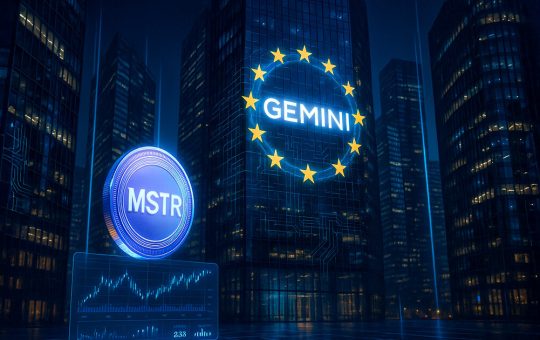 Gemini launches tokenized US stock trading in EU starting with MSTR