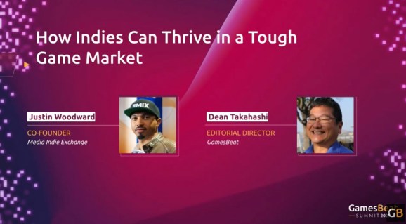 Justin Woodward and Dean Takahashi talked about indies at GamesBeat Summit 2025.