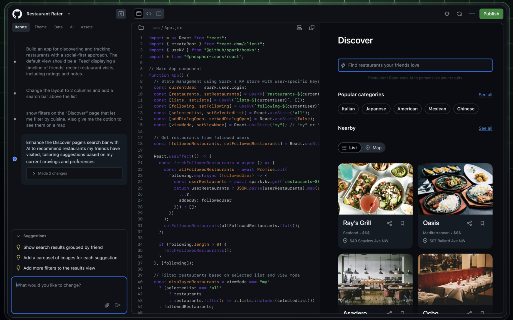 GitHub Introduces Vibe Coding with Spark: Revolutionizing Intelligent App Development in a Flash
