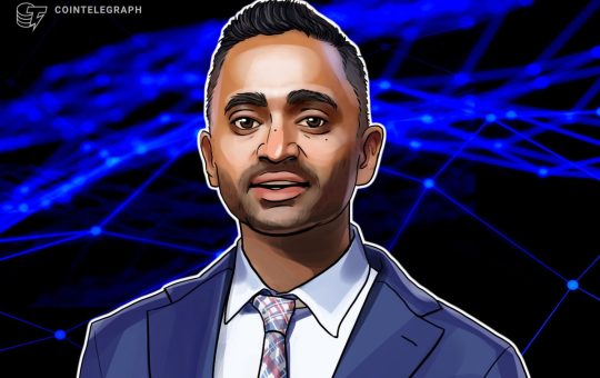 Bitcoiner Chamath Palihapitiya files for $250M SPAC Focused on DeFi, AI