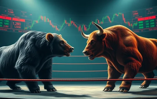 AI generated image of bulls and bears