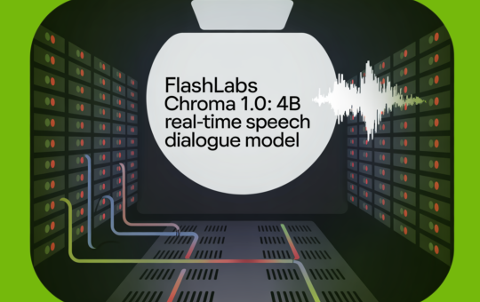 FlashLabs Researchers Release Chroma 1.0: A 4B Real Time Speech Dialogue Model With Personalized Voice Cloning