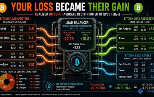 Miner Weekly – The Great Bitcoin Mining Power Shift: Who Won Q1?
