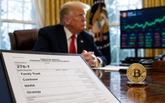 Trump family trust bought Coinbase and these crypto-related stocks in Q1, ethics filing shows