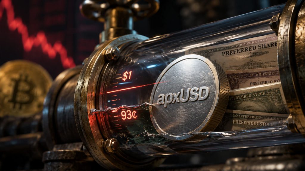 A stablecoin tied to Strategy stock depegs putting a new DeFi dollar risk in focus as Bitcoin sells off